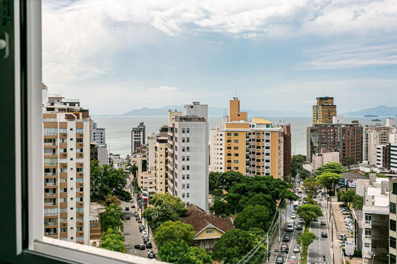 Appartement Apto em localização incrível no Centro, prédio com piscina e academia à Florianópolis Extérieur photo