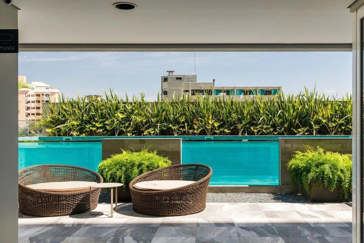 Appartement Apto em localização incrível no Centro, prédio com piscina e academia à Florianópolis Extérieur photo