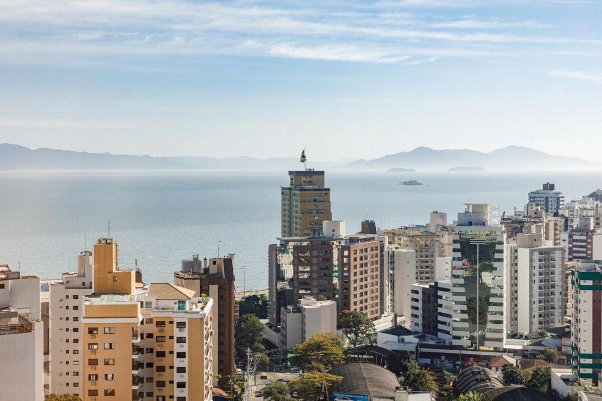 Appartement Apto em localização incrível no Centro, prédio com piscina e academia à Florianópolis Extérieur photo