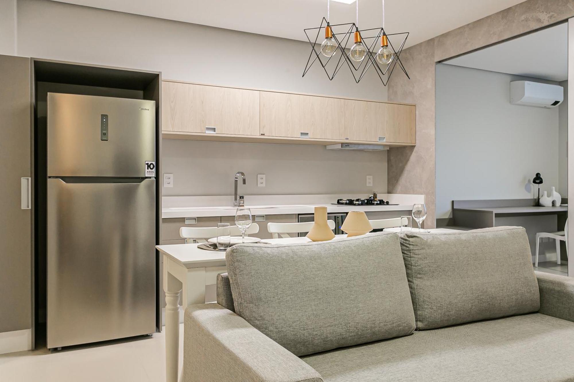 Appartement Apto em localização incrível no Centro, prédio com piscina e academia à Florianópolis Chambre photo