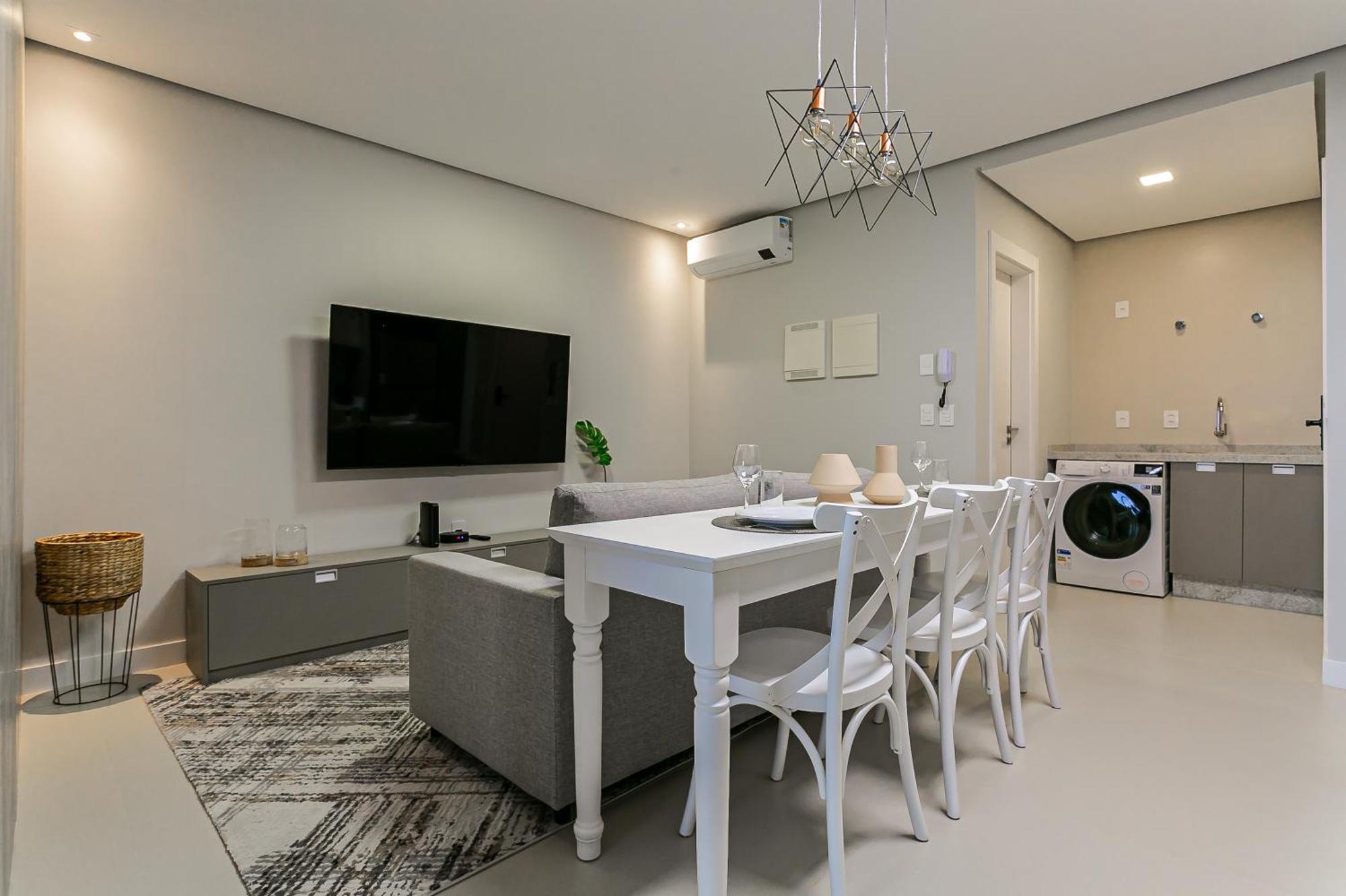 Appartement Apto em localização incrível no Centro, prédio com piscina e academia à Florianópolis Chambre photo